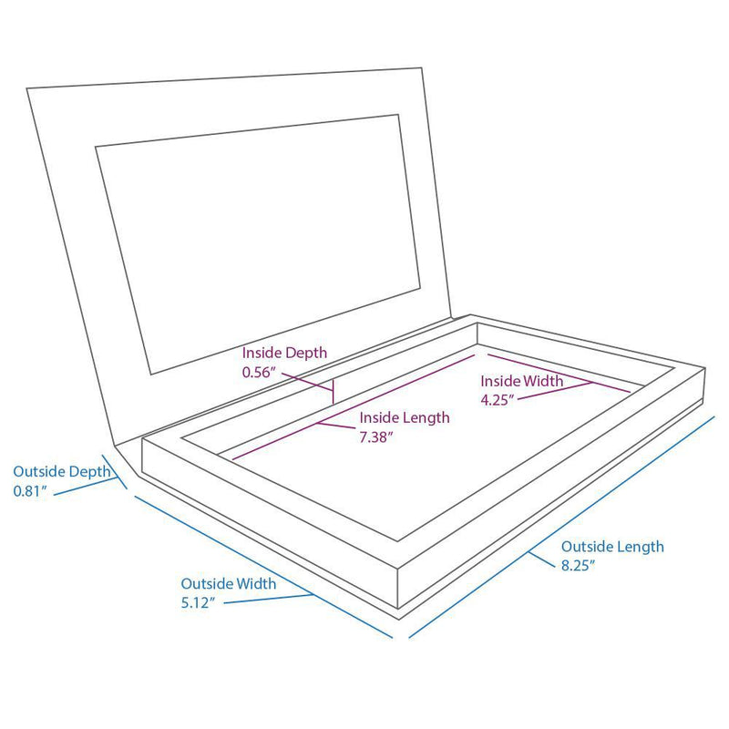Z-Palette Large Deep Black Empty Palettes   
