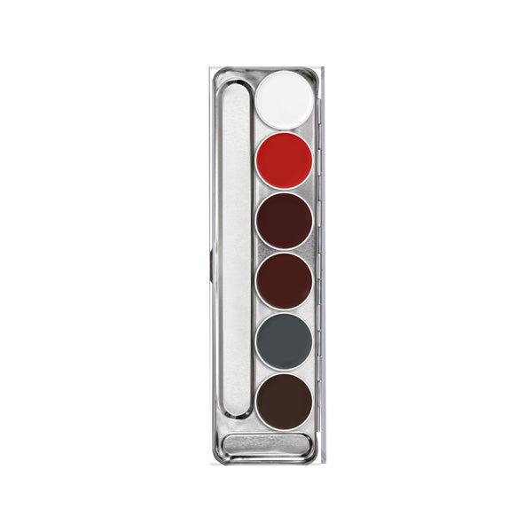 Kryolan Supracolor Palette 6 Color Foundation Palettes   