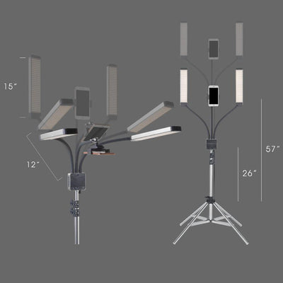 GLAMCOR Multimedia X Content Creation Kit Lighting   