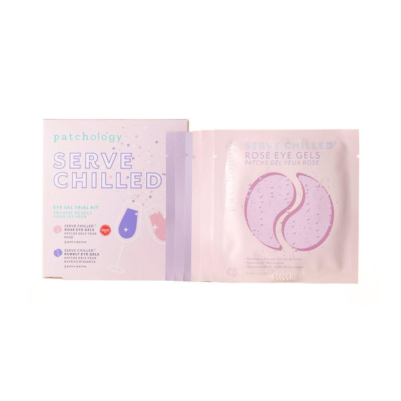 Patchology Served Chilled Eye Gel Trial Kit Eye Masks   