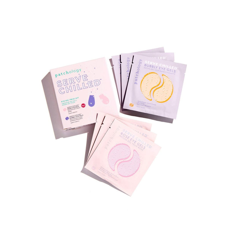 Patchology Served Chilled Eye Gel Trial Kit Eye Masks   