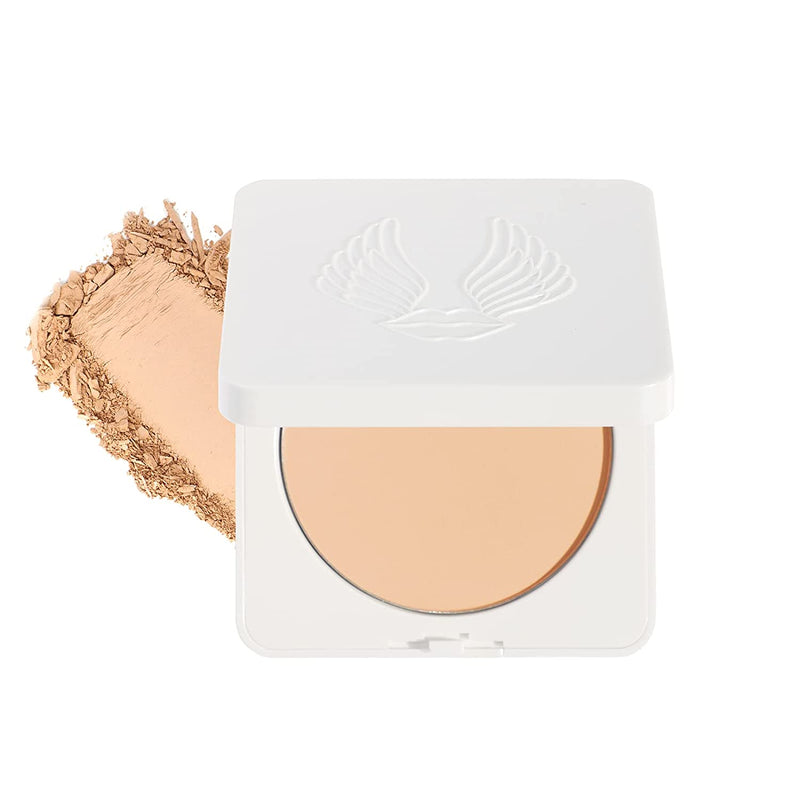 True + Luscious Sheer Halo Velvet Matte Oil Control Pressed Powder Pressed Powder Warm Beige 03 (Golden Undertones)  