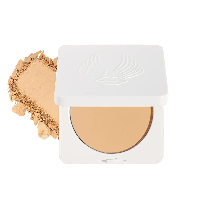 True + Luscious Sheer Halo Velvet Matte Oil Control Pressed Powder Pressed Powder Tan Beige 04 (Neutral Undertones)  